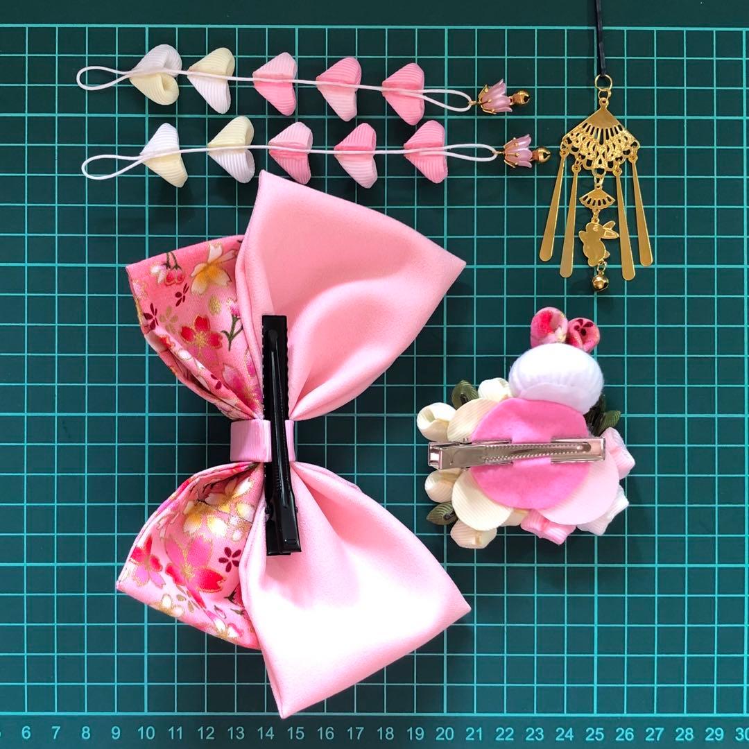 つまみ細工 髪飾り成人式 卒業式 結婚式 七五三