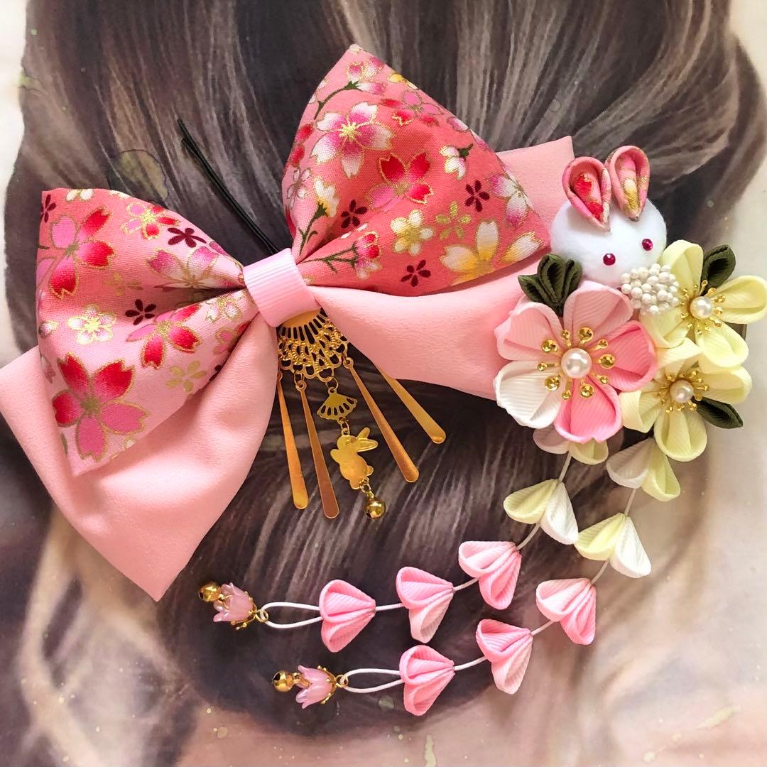 つまみ細工 髪飾り成人式 卒業式 結婚式 七五三