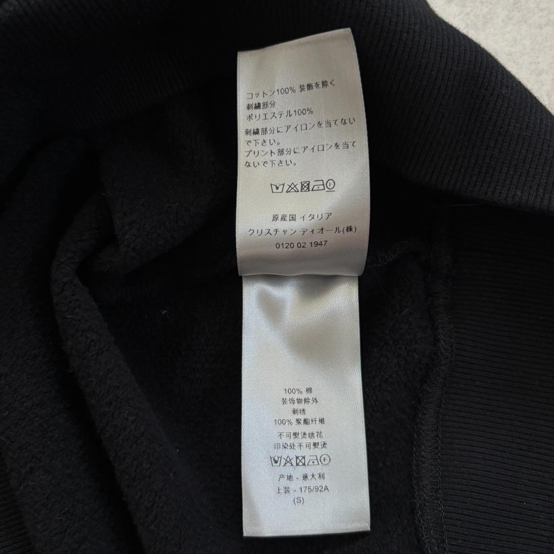 [nov]【超人気・美品】ディオール・ジャルダン/パーカー/バラ刺繍/黒