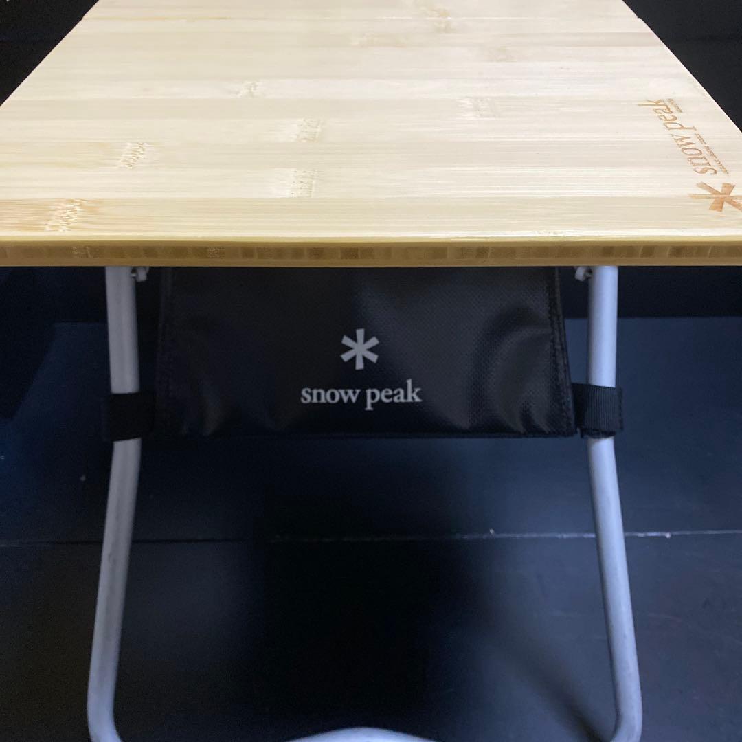 スノーピーク MYテーブル竹　テーブルハウス　ステンレストップ　3点セット　廃盤