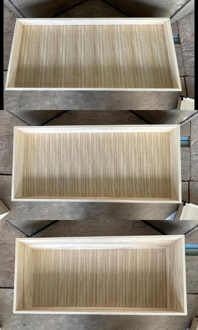 送料込みに変更！新品未使用 桐衣装箱 三段 着物箪笥 浅浅深 衣装ケース