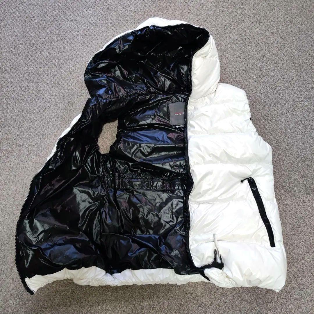 美品 DUVETICA ダウンベスト 白 レディースM 42 FEBE 627