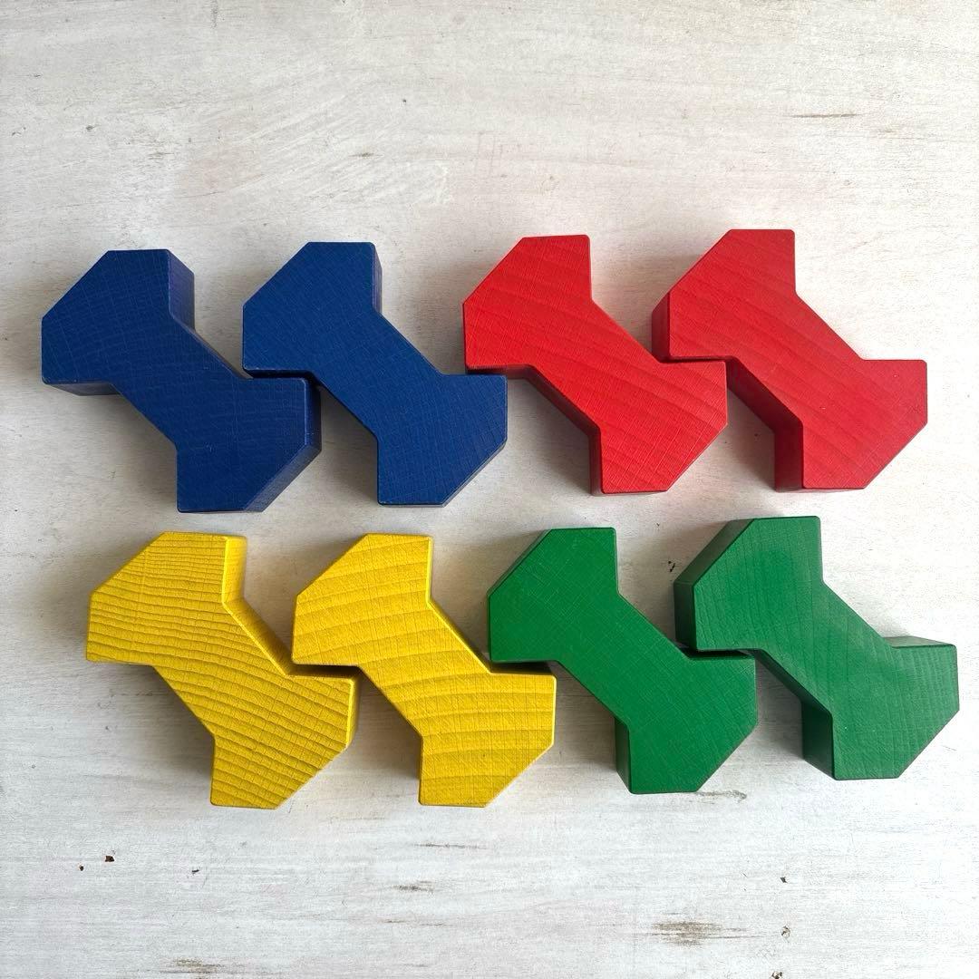 ドイツ ジーナ社 SINA BONE ジーナボーン 積み木 木製 相沢康夫