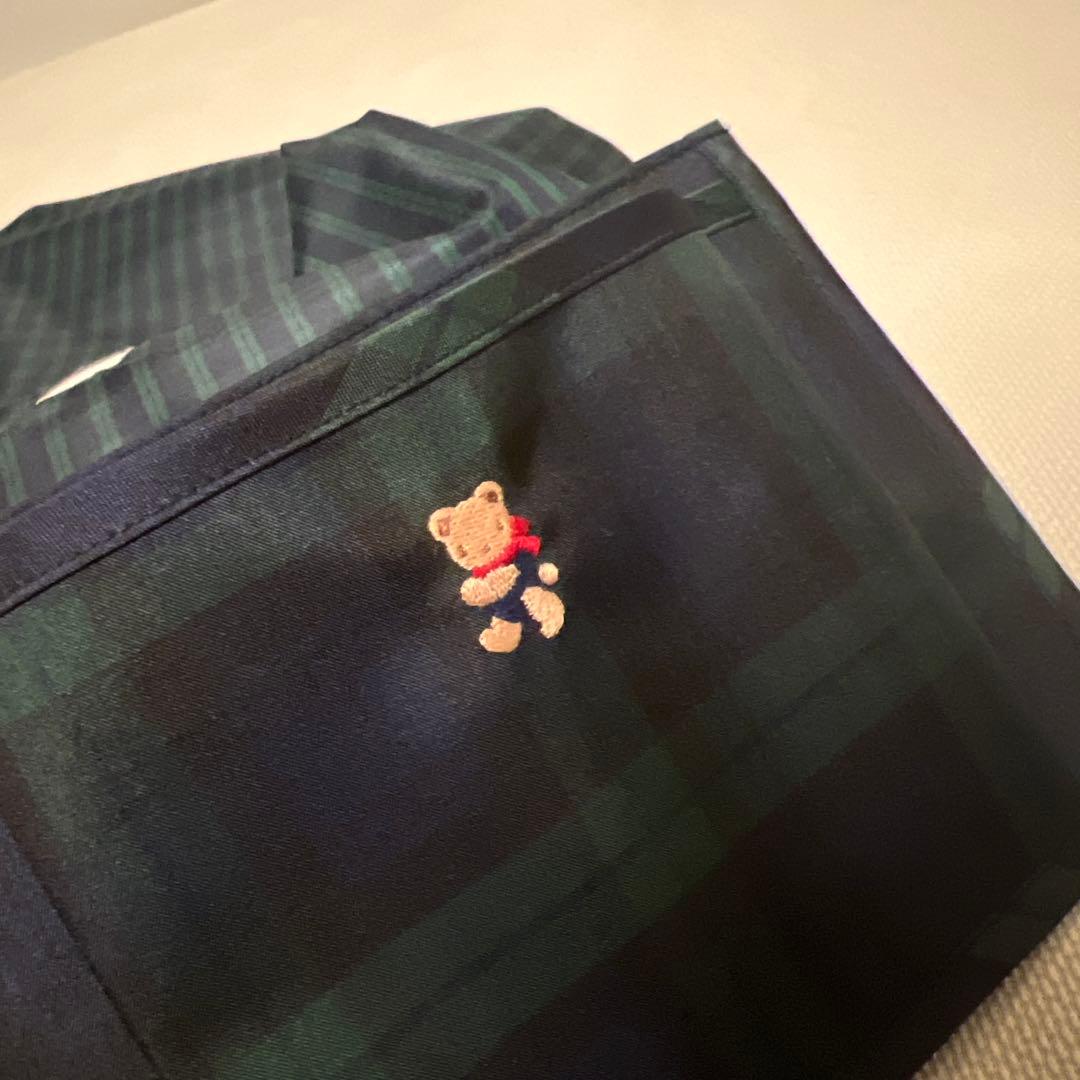 ファミリア ブラックウォッチ シューズケース 付けポケット 未使用