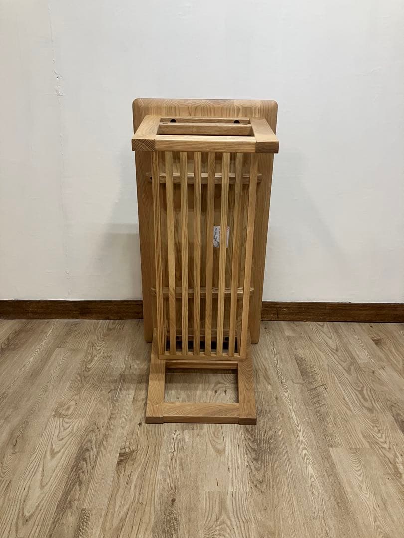 タモ無垢材　リビングテーブル　ハイタイプ　展示品