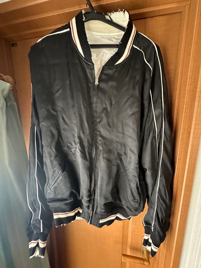 DAIRIKU ダイリク スカル スカジャン M ホワイト 25SS