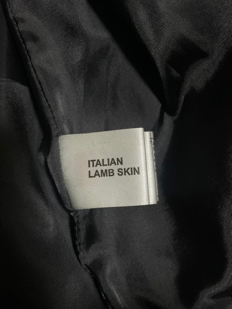 ヴィンテージレザーライダースジャケット 羊革 S