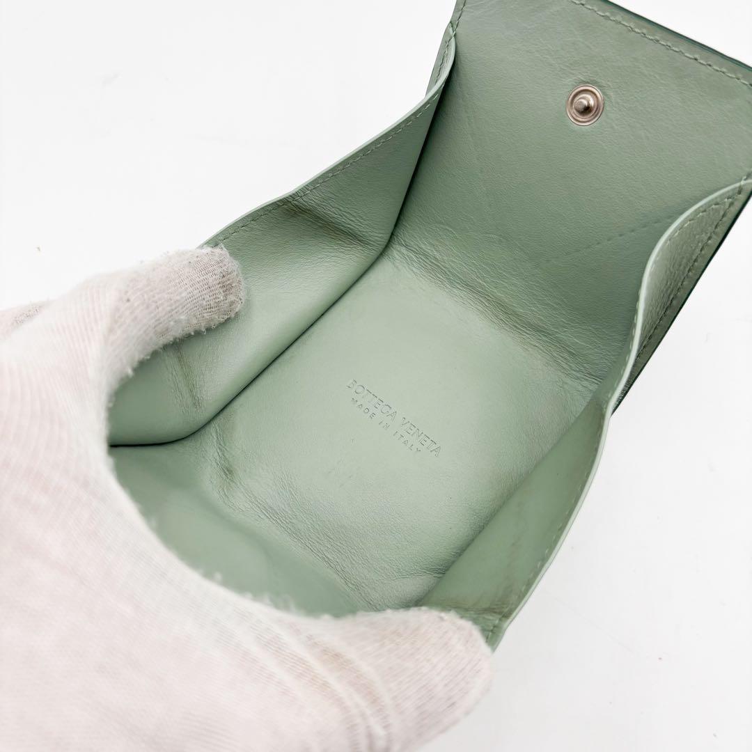 【激レア】ボッテガヴェネタ　ケース マキシイントレチャート　ダークグリーン