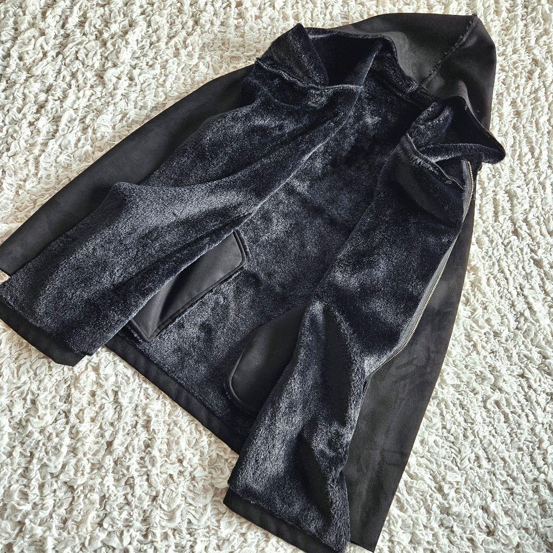 CIVARIZE シヴァーライズ フェイクムートンコート 黒 44