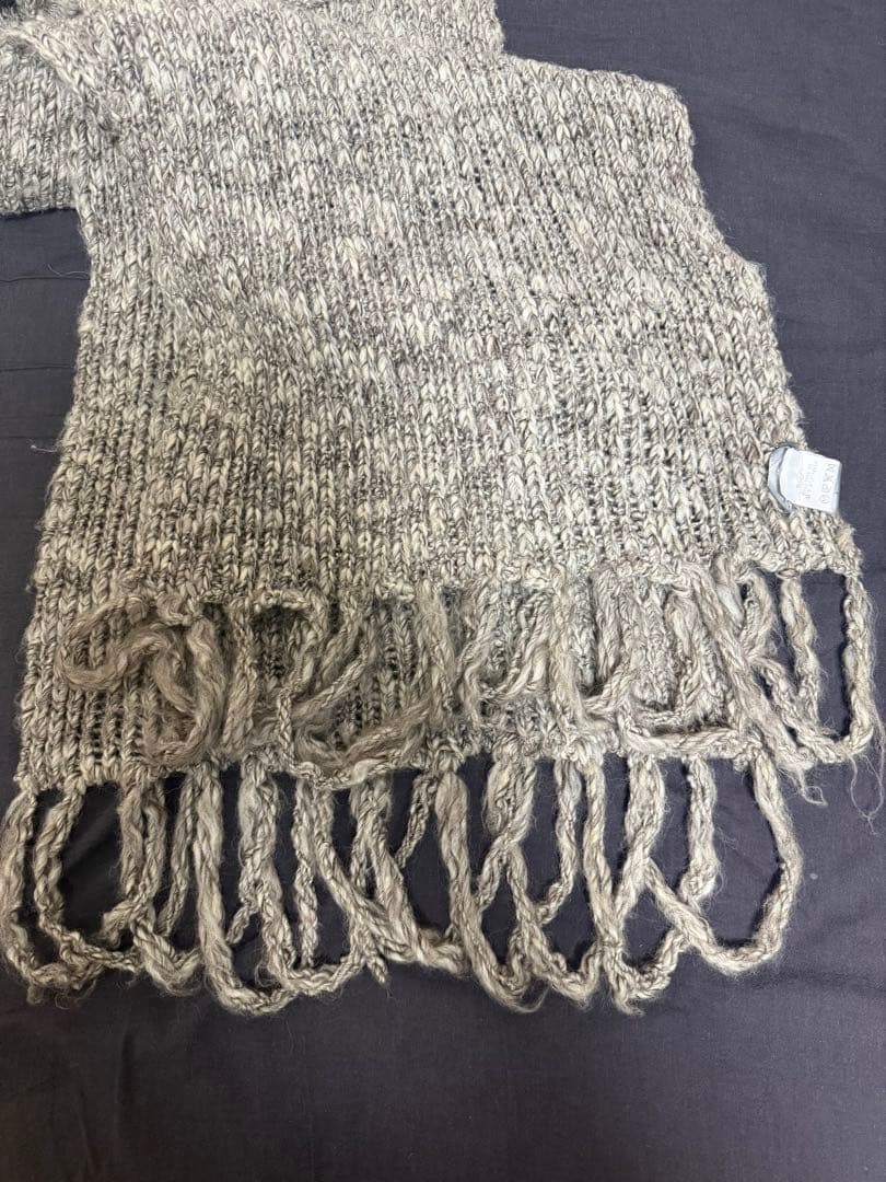 Dior クリスチャンディオール　イタリア製　グレー　マフラー