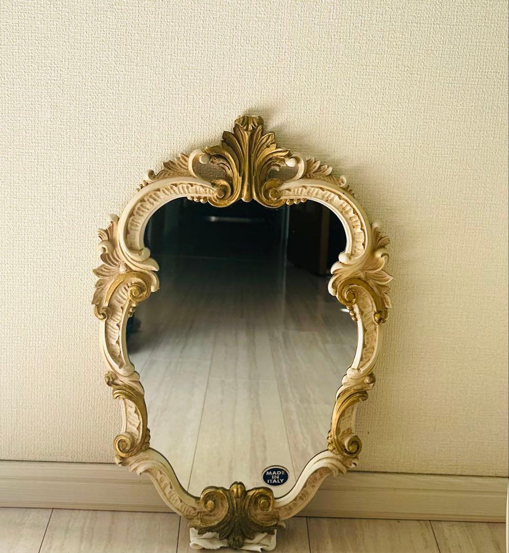 アンティーク調 イタリア製の鏡