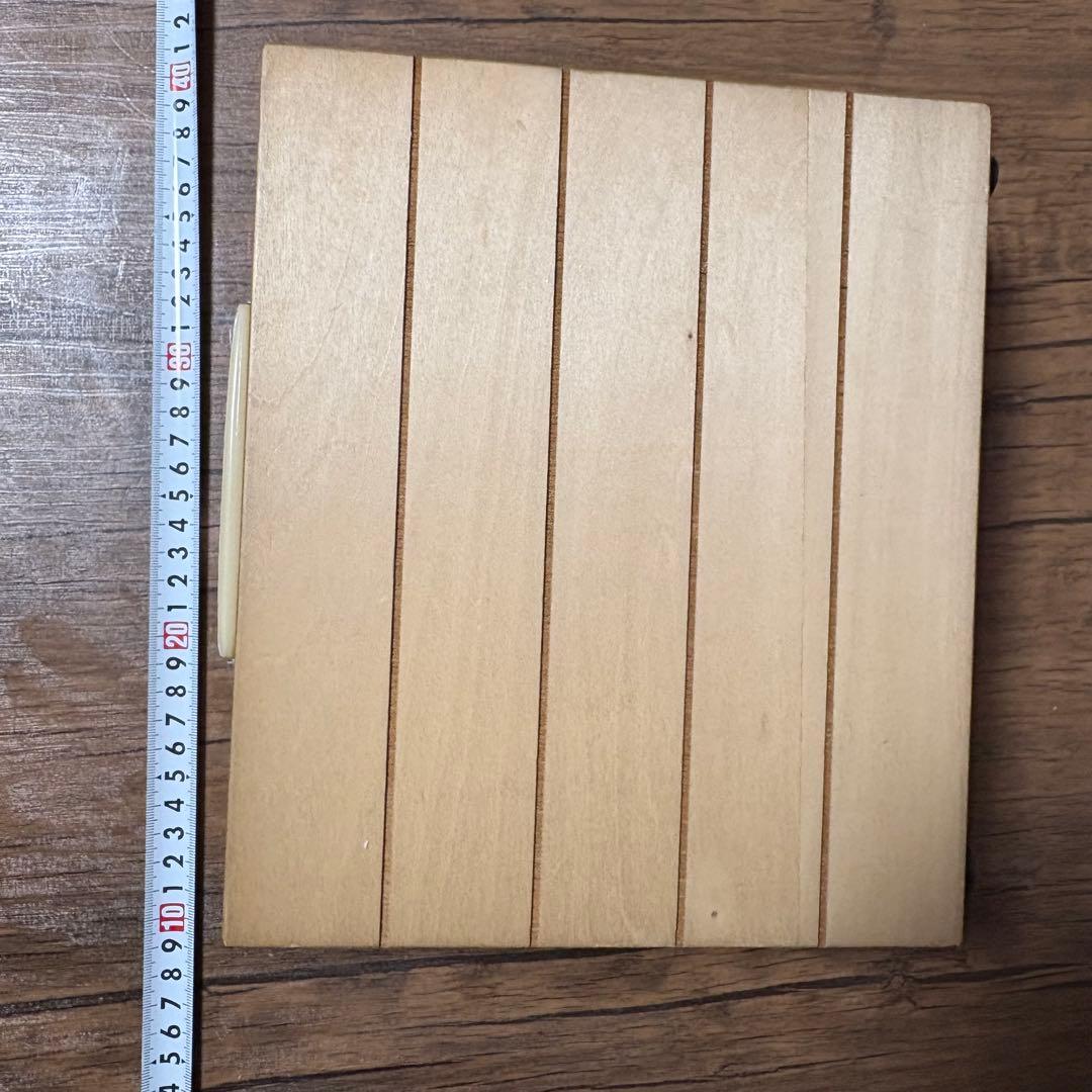 のらくろ　木製アタッシュケース型収納ケース　昭和レトロ　黒犬　コレクションBOX