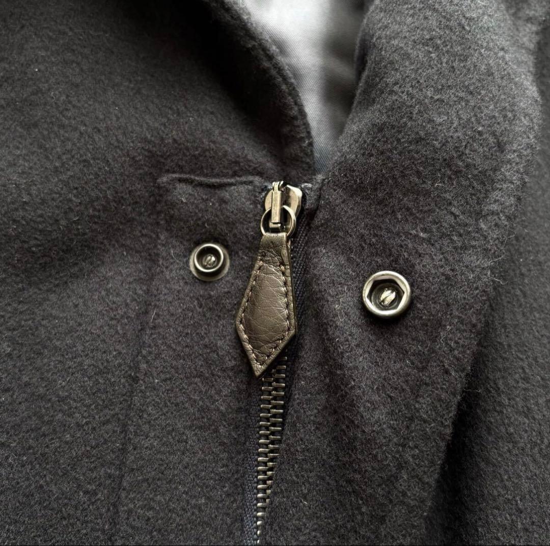 極美品✨エルメネジルドゼニア 最高級革タグ カシミヤ100% チェスターコート