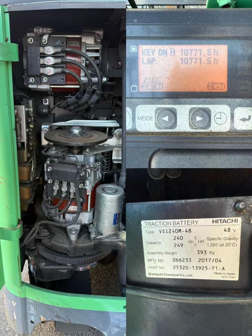 トヨタフォークリフト7FBR10揚高3000mm積載量1ｔ10771h(A327