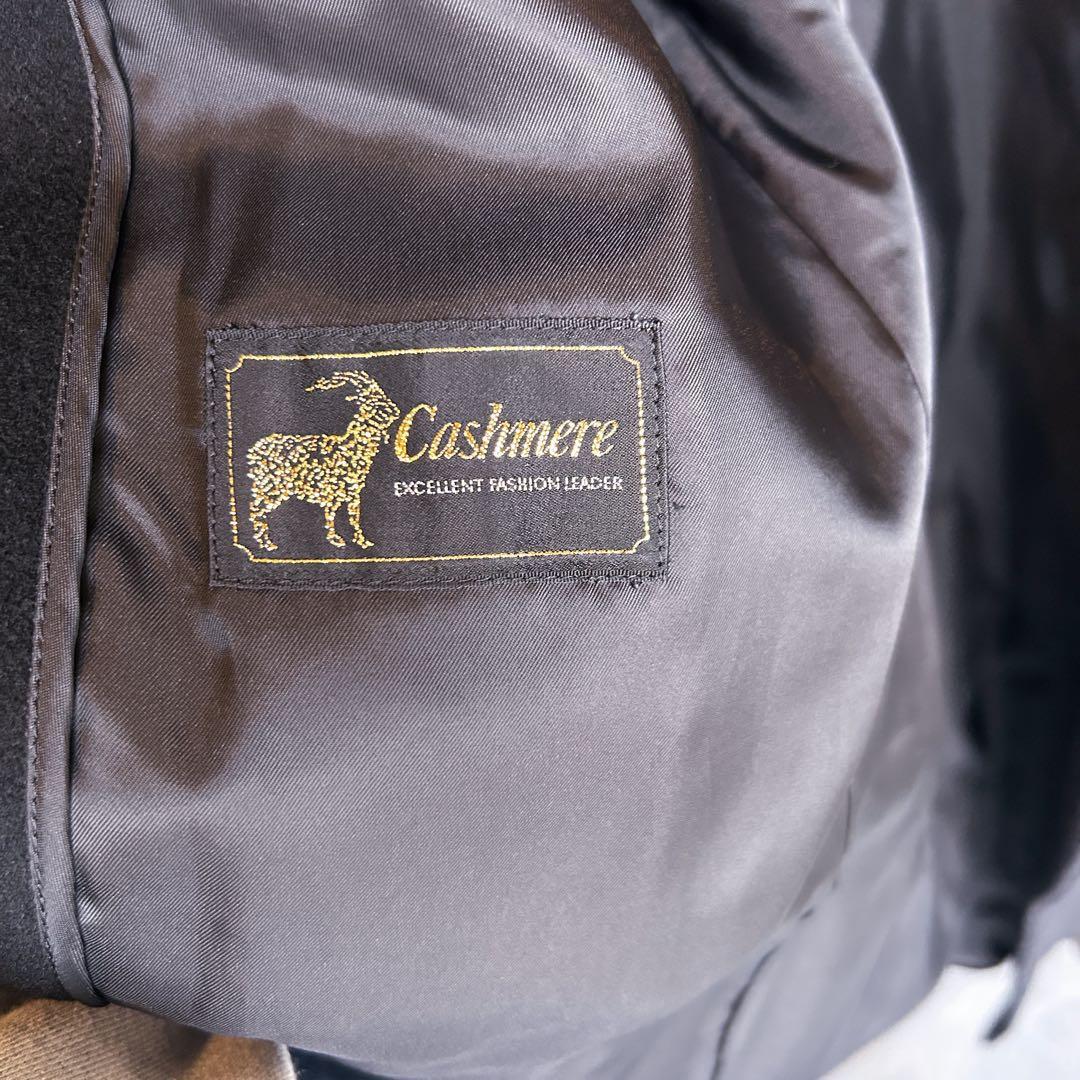 カシミヤブレンドダブルチェスターコート