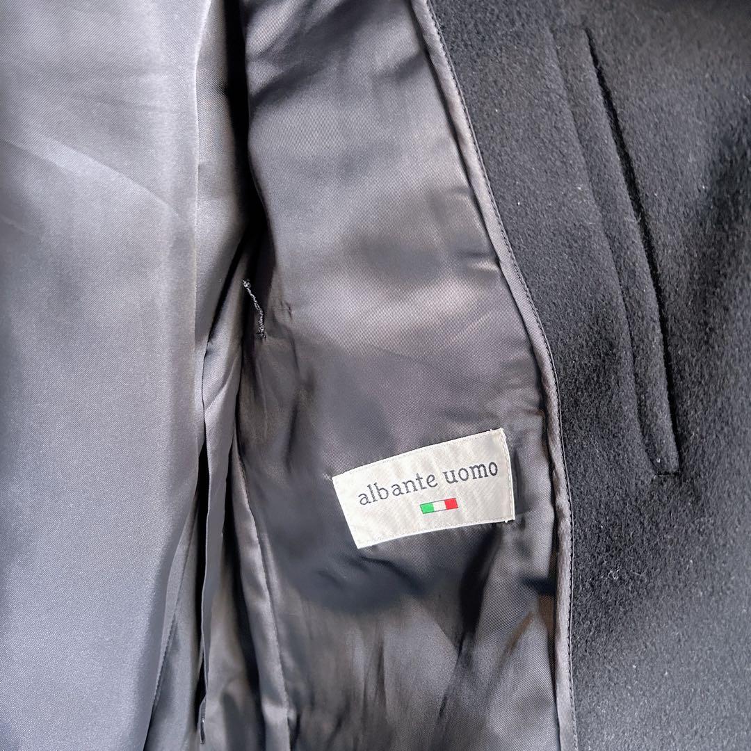 カシミヤブレンドダブルチェスターコート