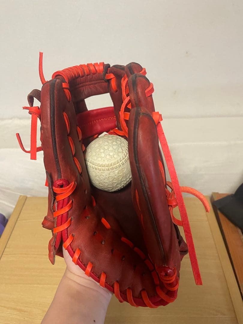 ミズノプロ硬式内野手用グローブ　リペア品