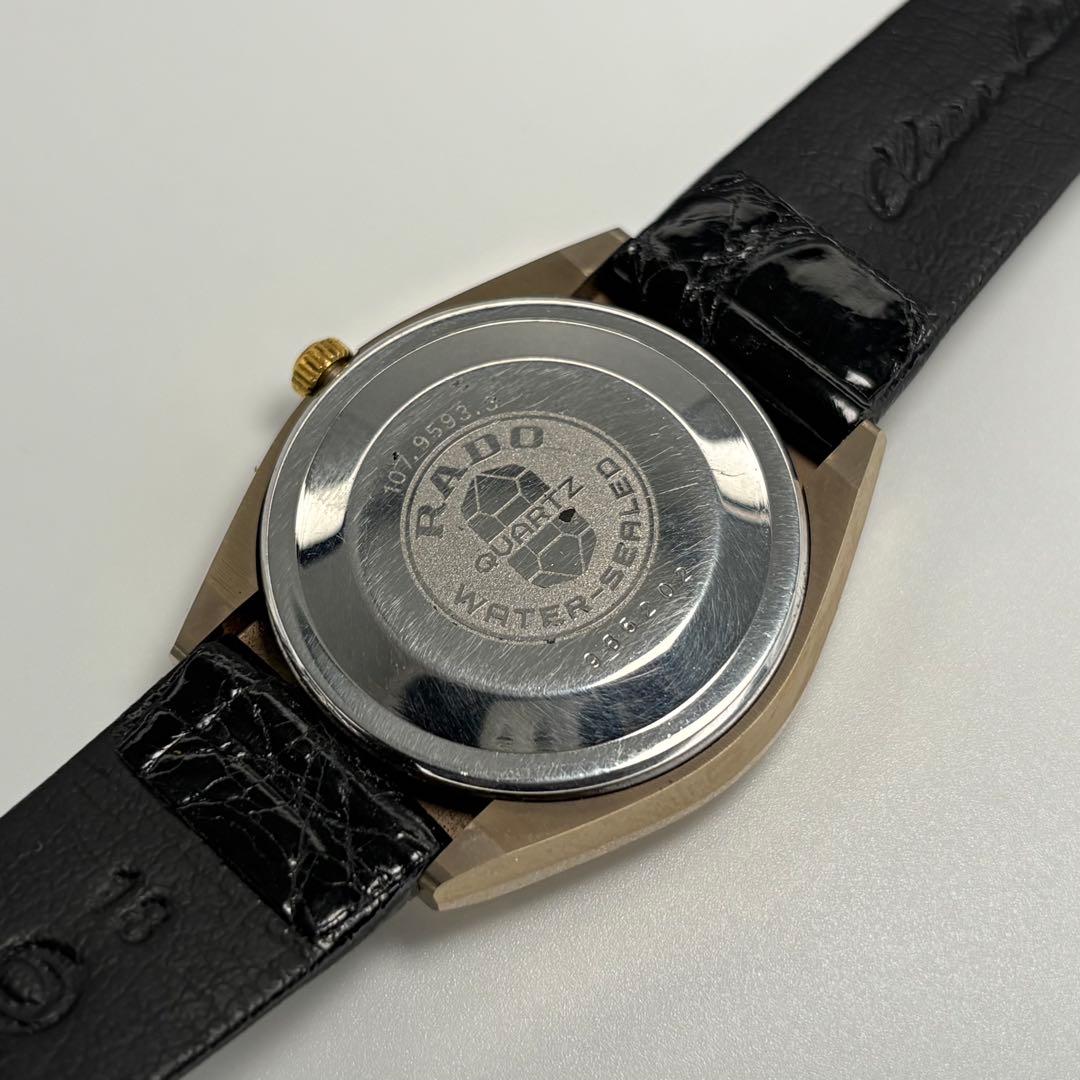 OH済 RADO ラドー バルボア 高級スイス製クォーツ腕時計 電池交換済