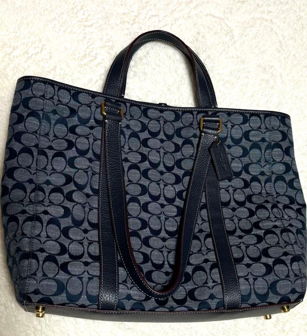 年末年始値下げ！★超美品★COACH ダブルハンドルトート