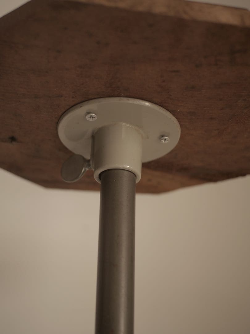 ①ハイテーブル　テーブル　机　花台　台　古家具　古道具　アンティーク　昭和レトロ