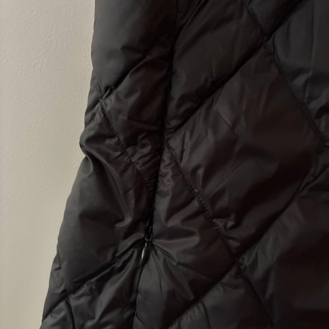 ナチュラルランドリー ライトダウン　ベスト　新品未使用　ブラック×カーキ