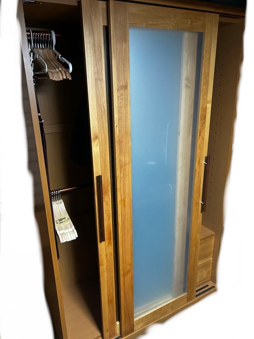 クローゼット　ワードローブ　スライド式　タンス　衣類収納