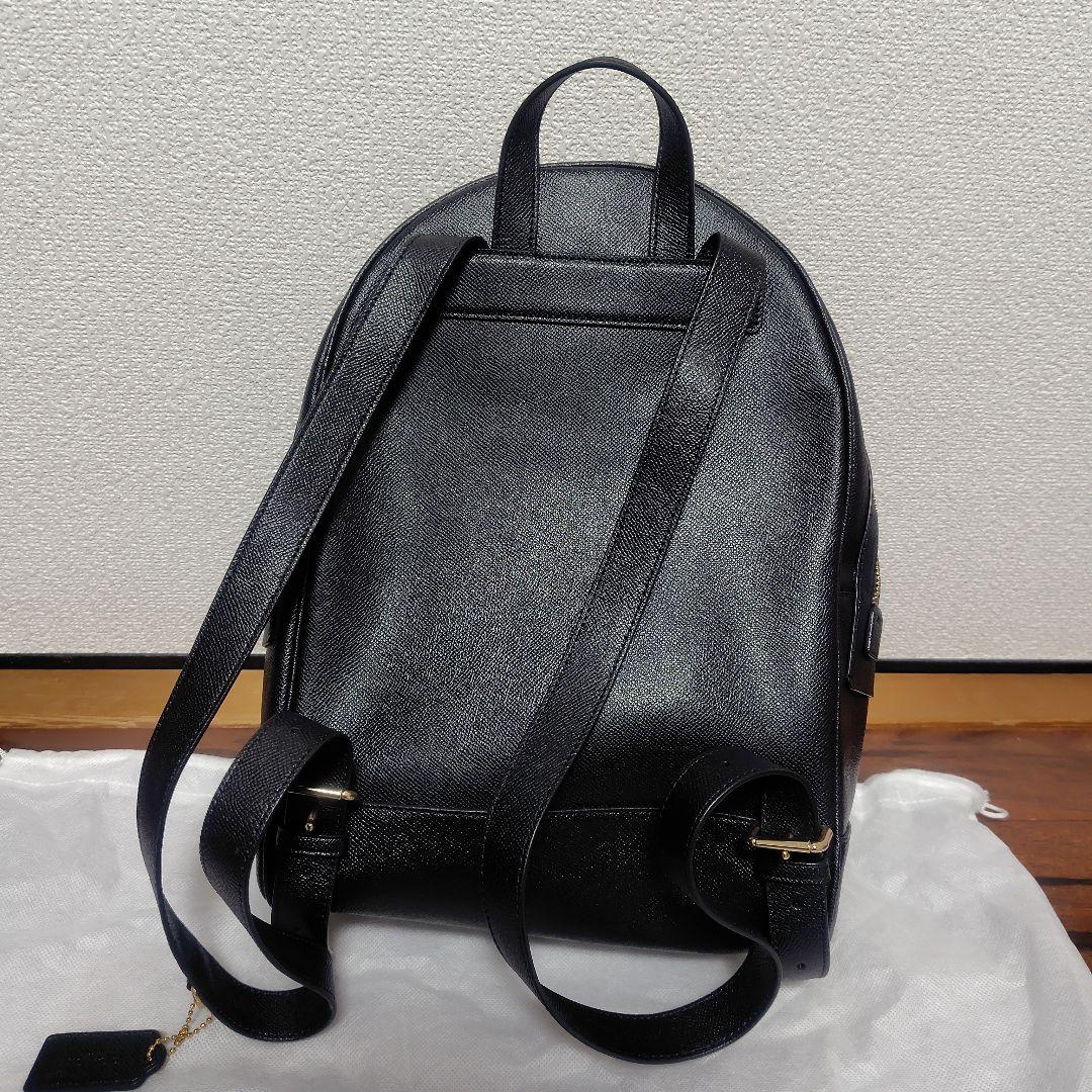 タイムセール　COACH　ケンリー　バックパック　リュック　レザー　本革　黒