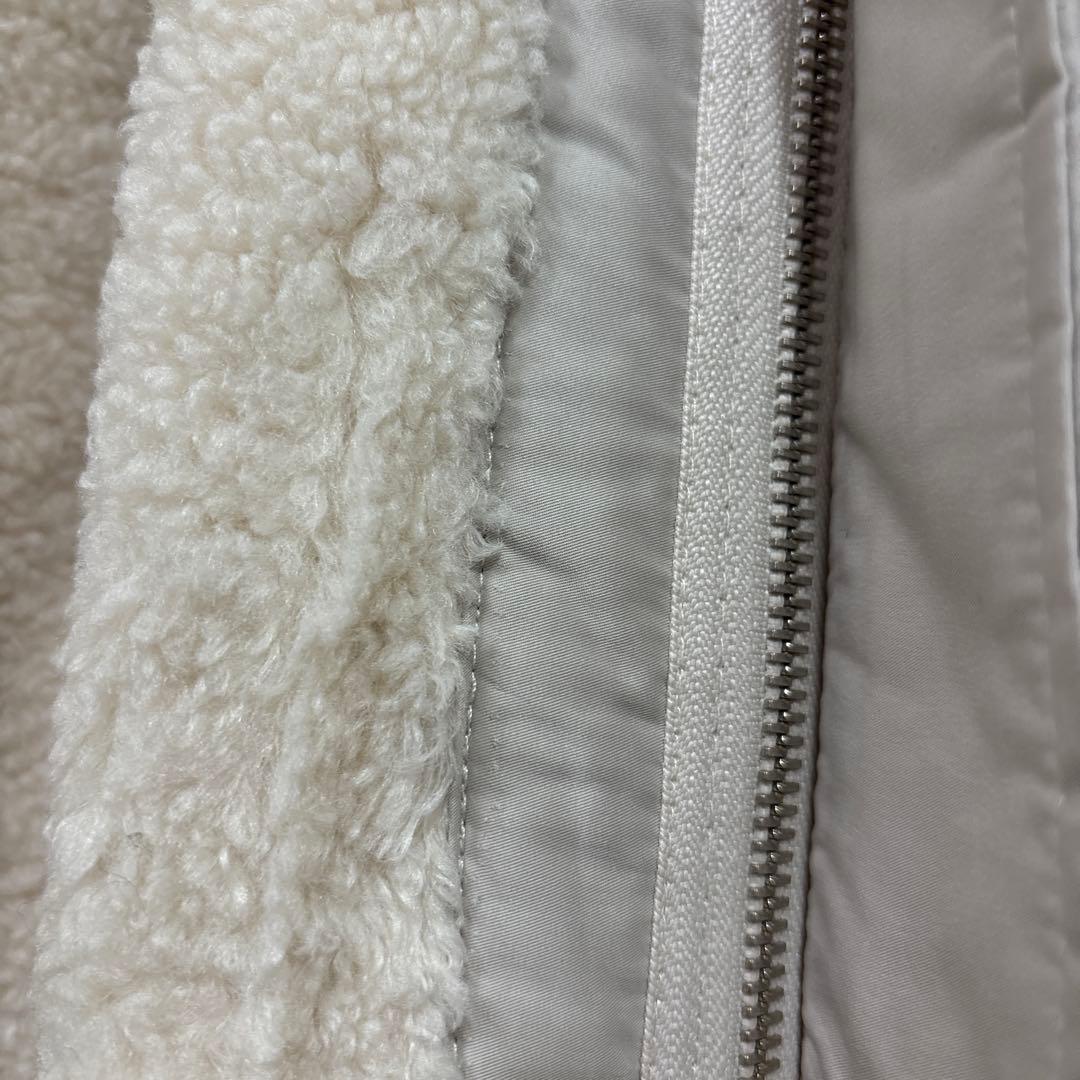 LASUD ファーボアコートアイボリー　未使用品　サイズ9号　定価34000円