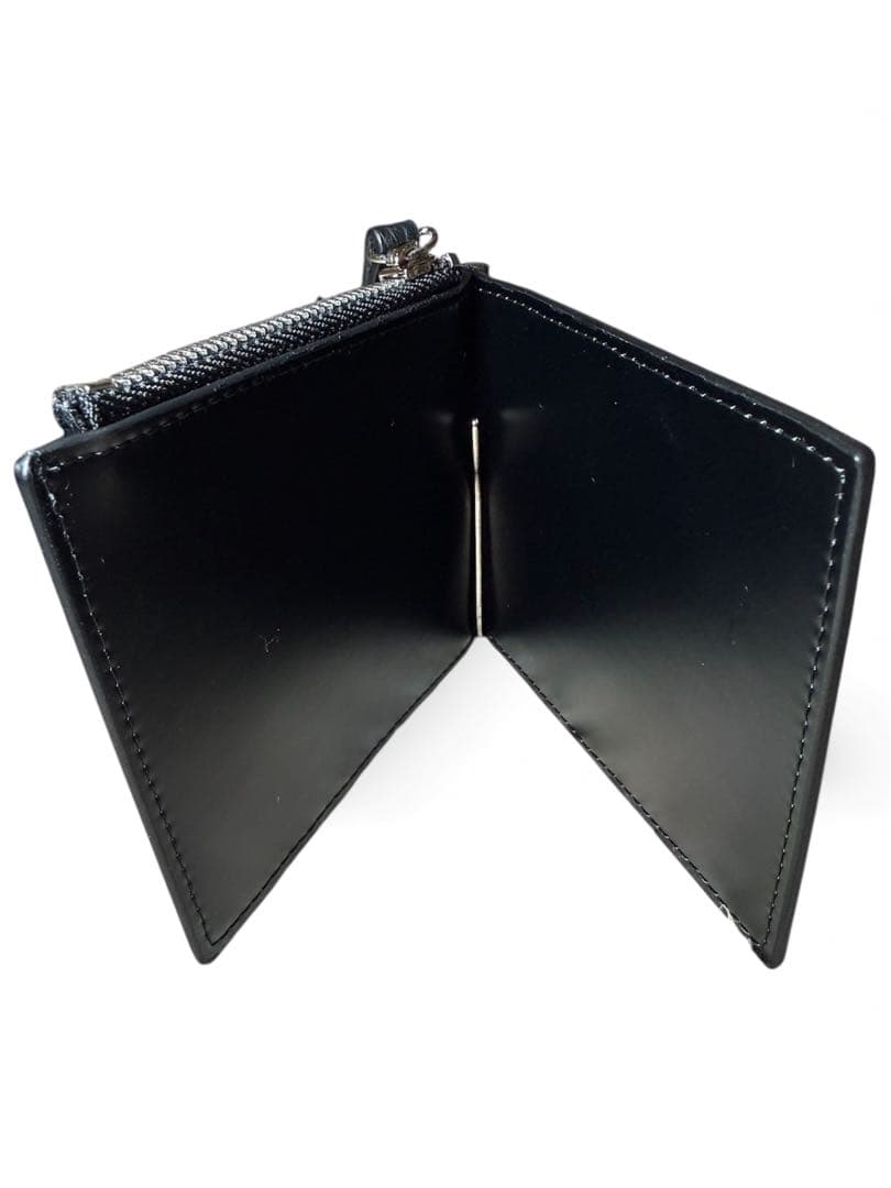 Waison Wargiela ブラック 二つ折り財布　マネークリップ