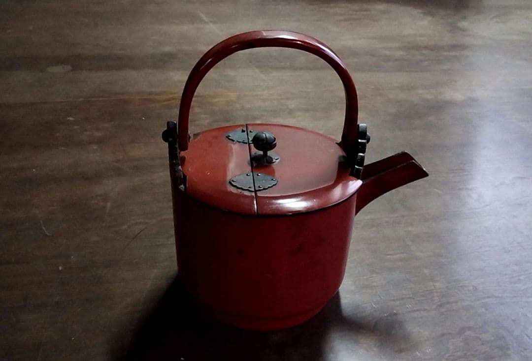 薬罐　水注　やかん　水次　茶道具 　漆壺　湯桶