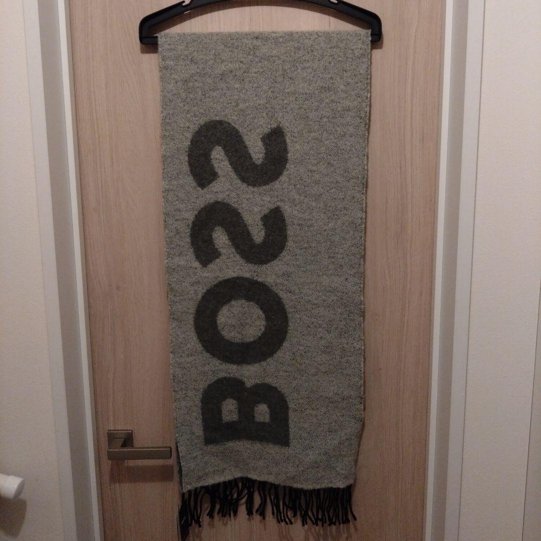 HUGO BOSS ロゴ入り グレー／ライトグレー