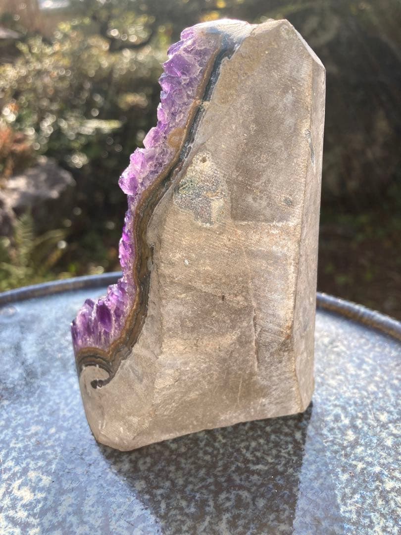 アメジスト結晶 置物　二月の誕生石　パワーストーン　ヒーリング
