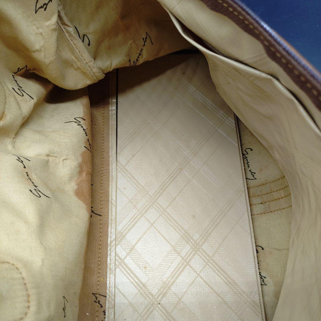 希少　ジバンシー　ボストンバッグ　キャンバス　レザー