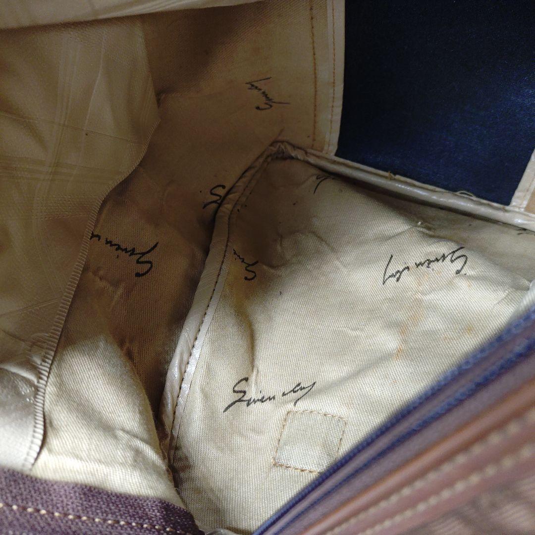 希少　ジバンシー　ボストンバッグ　キャンバス　レザー