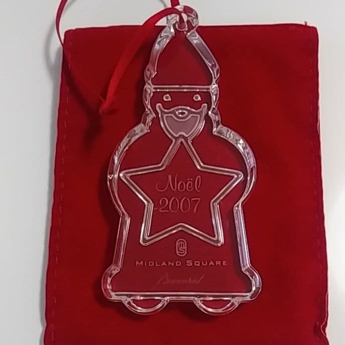 バカラ　クリスマスオーナメント2007年　名古屋ミッドランドスクエア限定