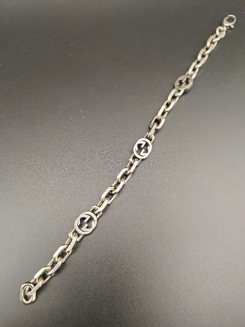 GUCCI グッチ ブレスレット インターロッキングG silver925