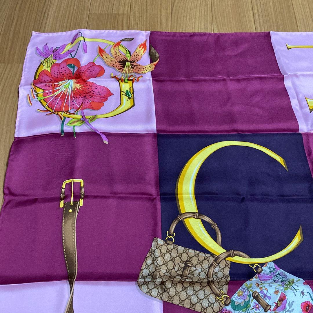 GUCCI グッチ 大判 スカーフ