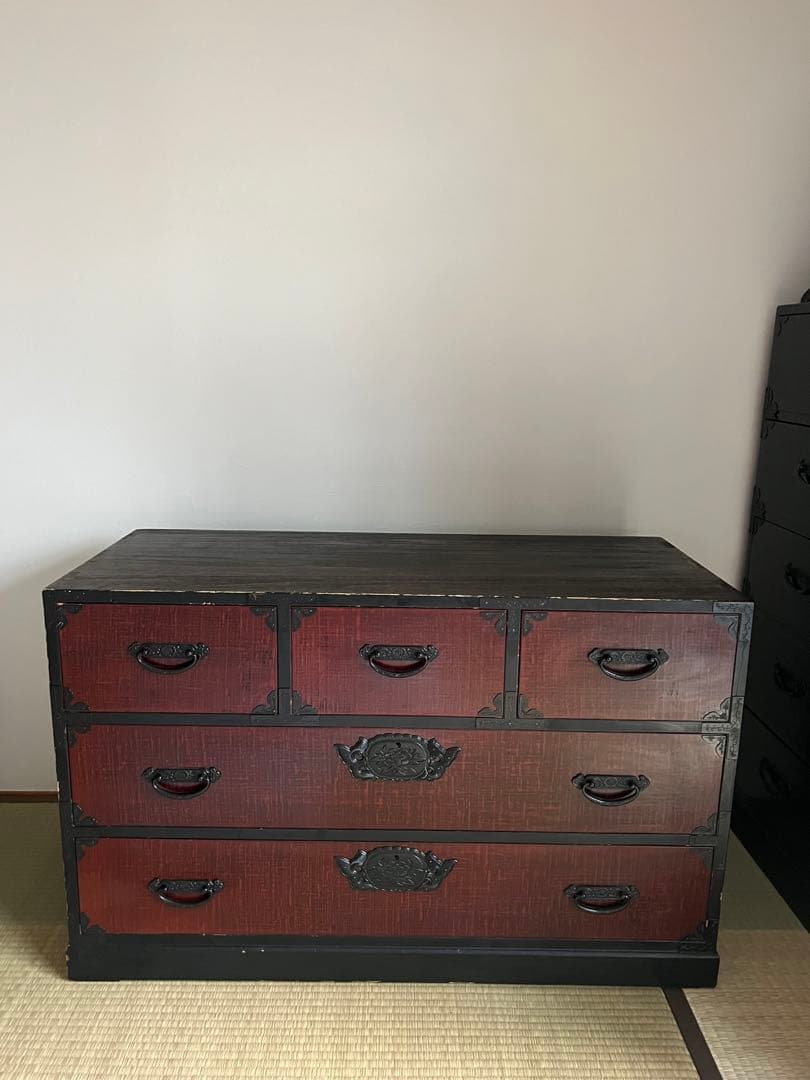 アンティーク　仙台箪笥　桐箪笥