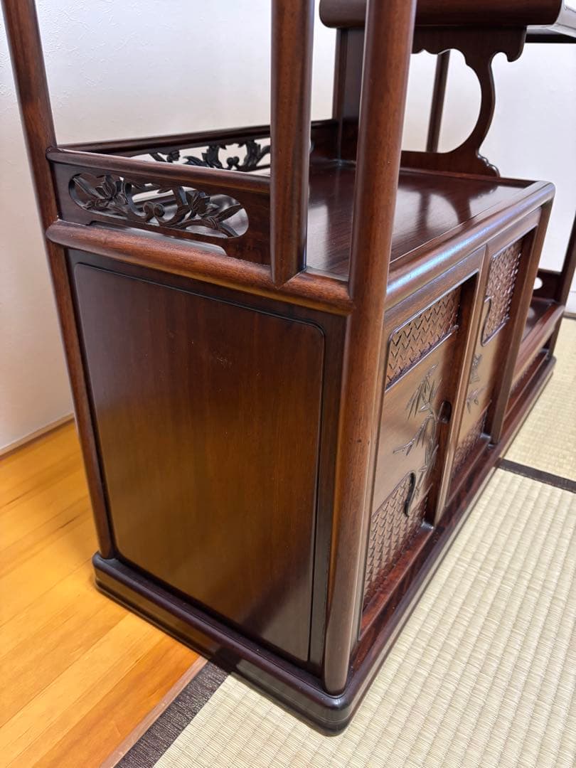 和風　箪笥　オープンシェルフ　アンティーク