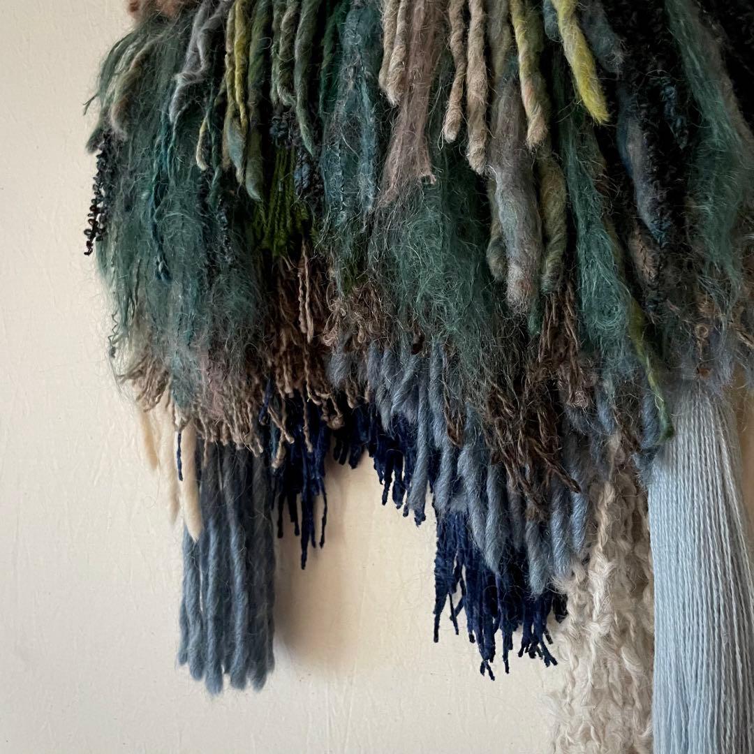 【一点もの】 流木 ウィービング タペストリー 『木霊の宿る樹, e.』