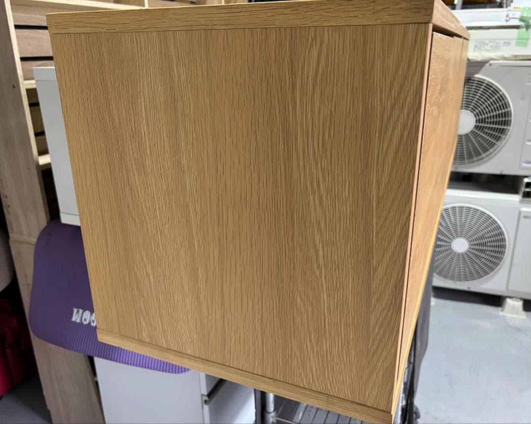 うめぼしMUJI 無印良品 オーク材スタッキングシェルフキャビネットキレイ