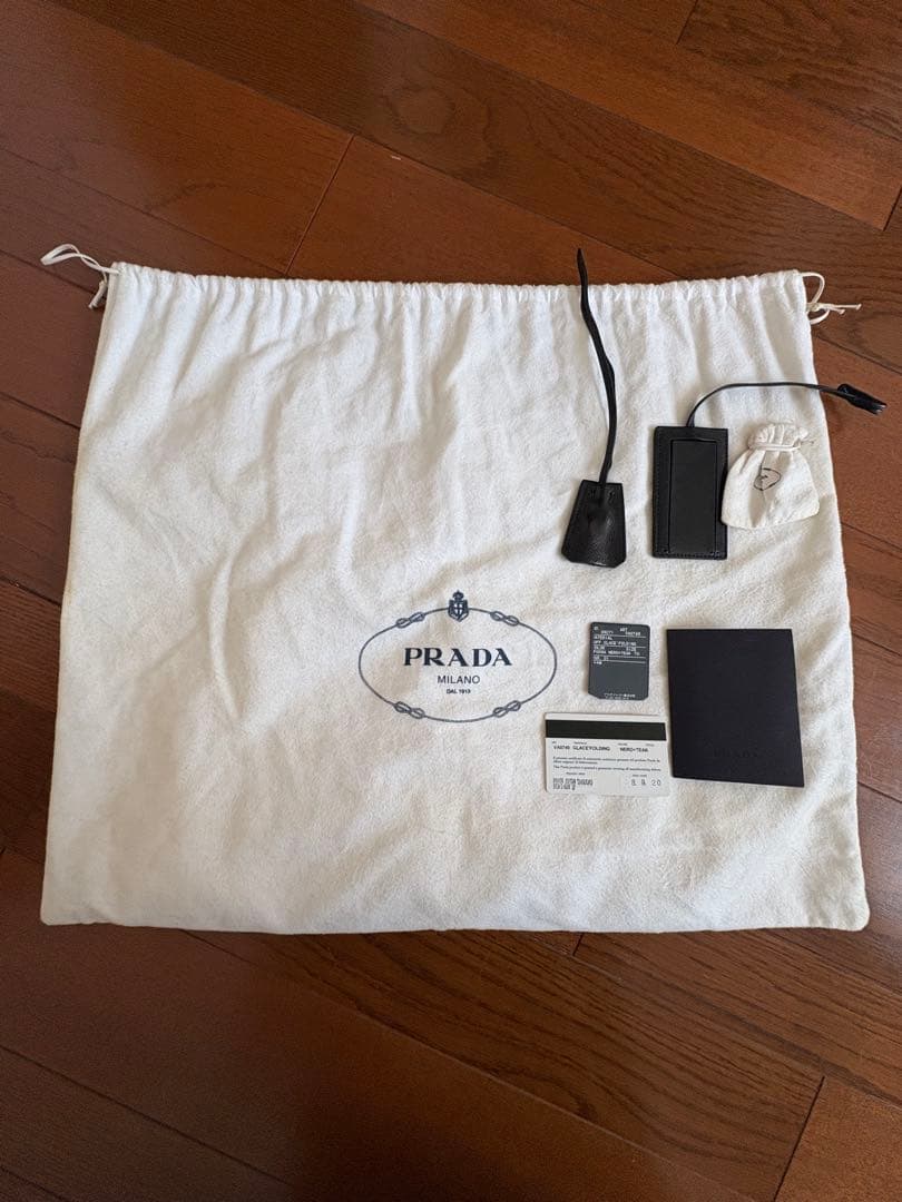 PRADA プラダ　レザートートバッグ　ボストンバック