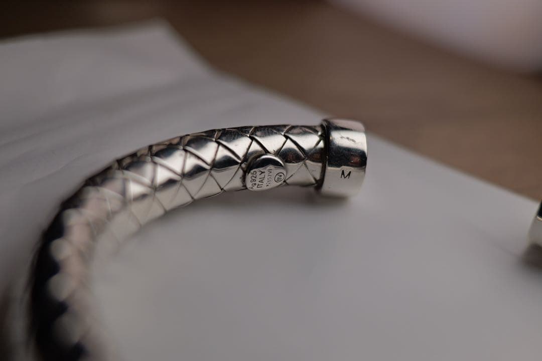 Bottega Veneta バングル　925シルバー　M