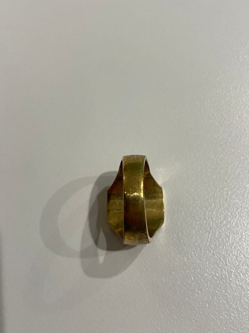 印台　リング 約18.5号 HK18 刻印