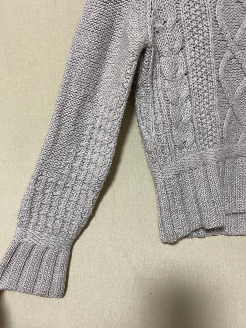 MONCLER GRENOBLE タートルネックニット　セーター　ロゴ付き　S