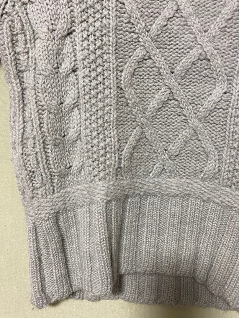 MONCLER GRENOBLE タートルネックニット　セーター　ロゴ付き　S