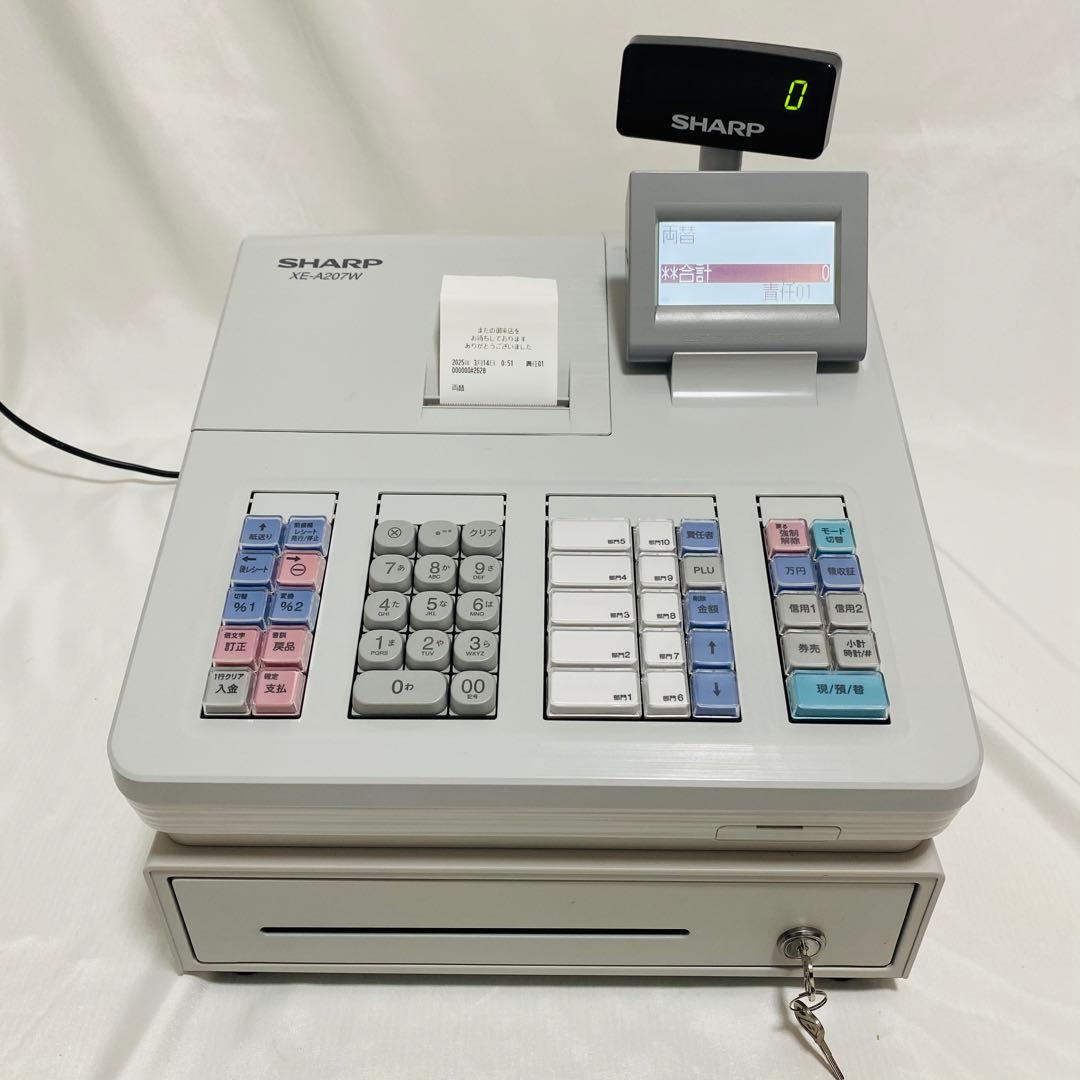 SHARP レジスター　XE-A207W