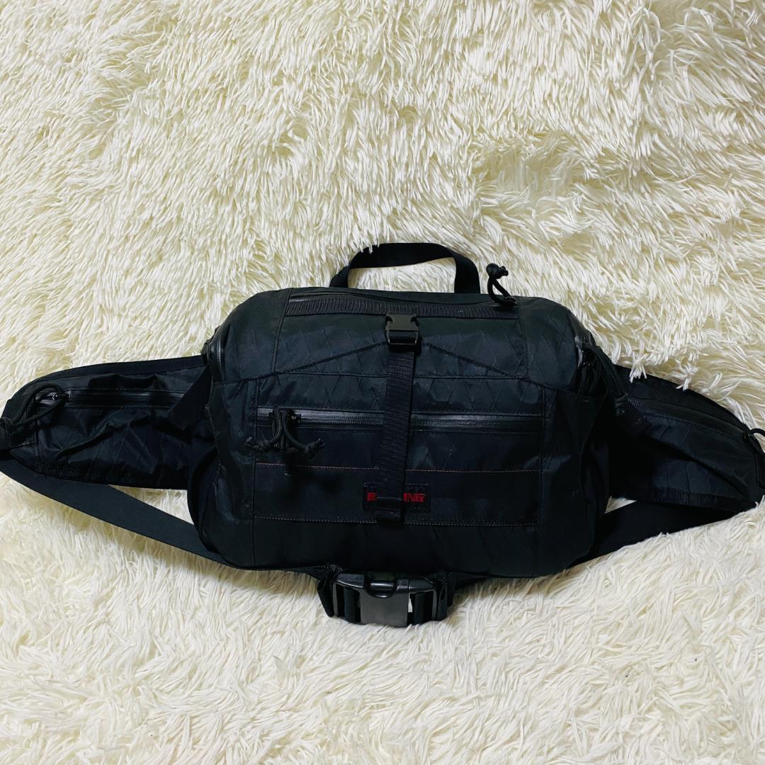 美品　ブリーフィング ショルダーバッグ ALG FANNY PACK　X-PAC