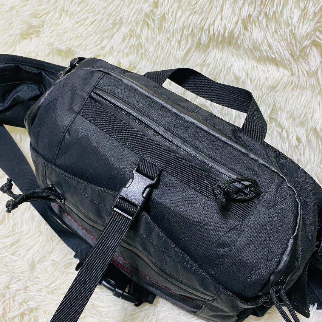 美品　ブリーフィング ショルダーバッグ ALG FANNY PACK　X-PAC