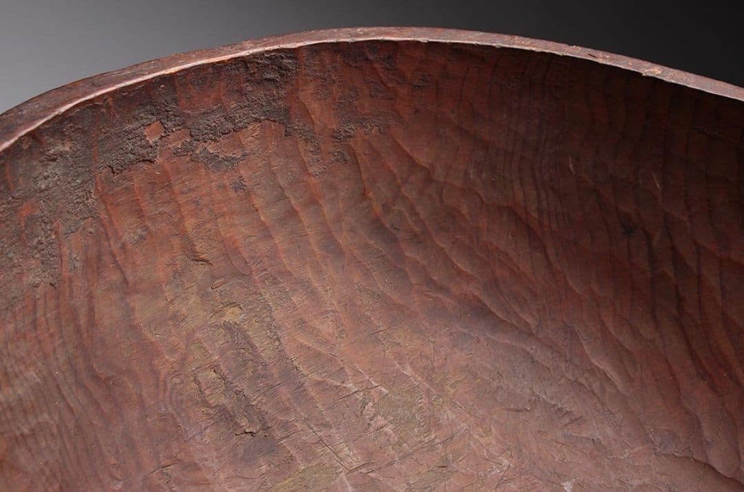 希少 李朝 無垢材 ボウル 大きな 木鉢 こね鉢 古民芸 古道具 古美術